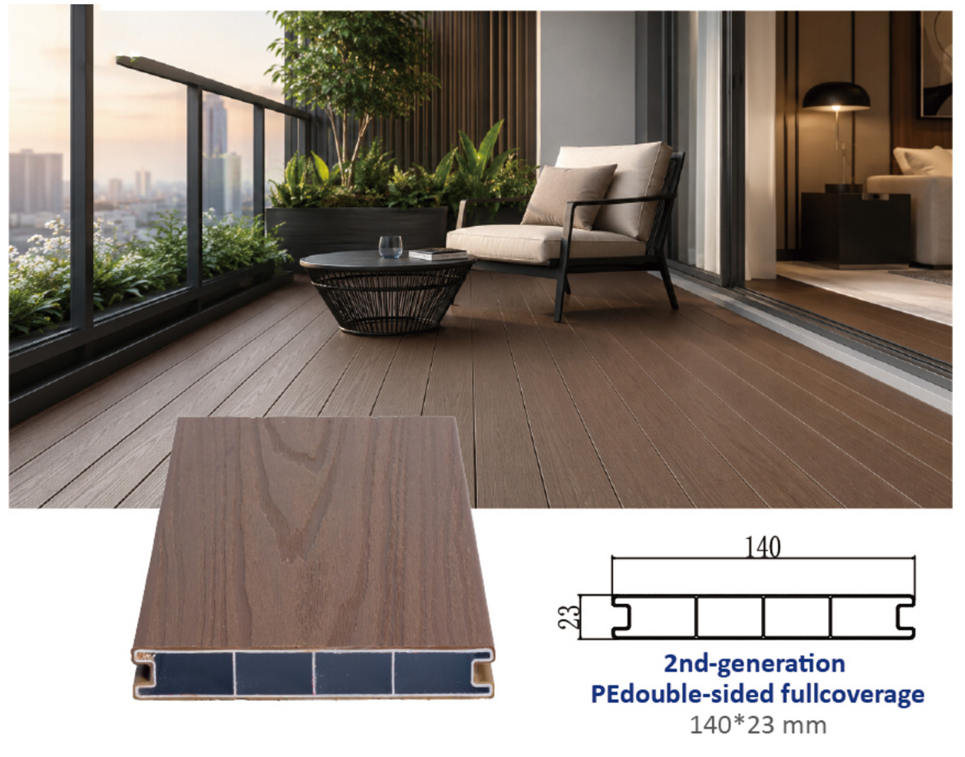 Aluminum floor scene