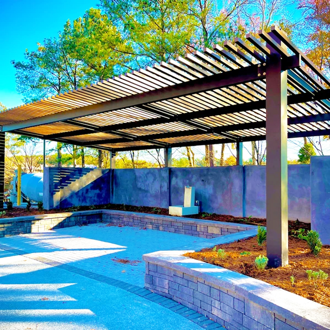 Custom Aluminum Slatted Pergola